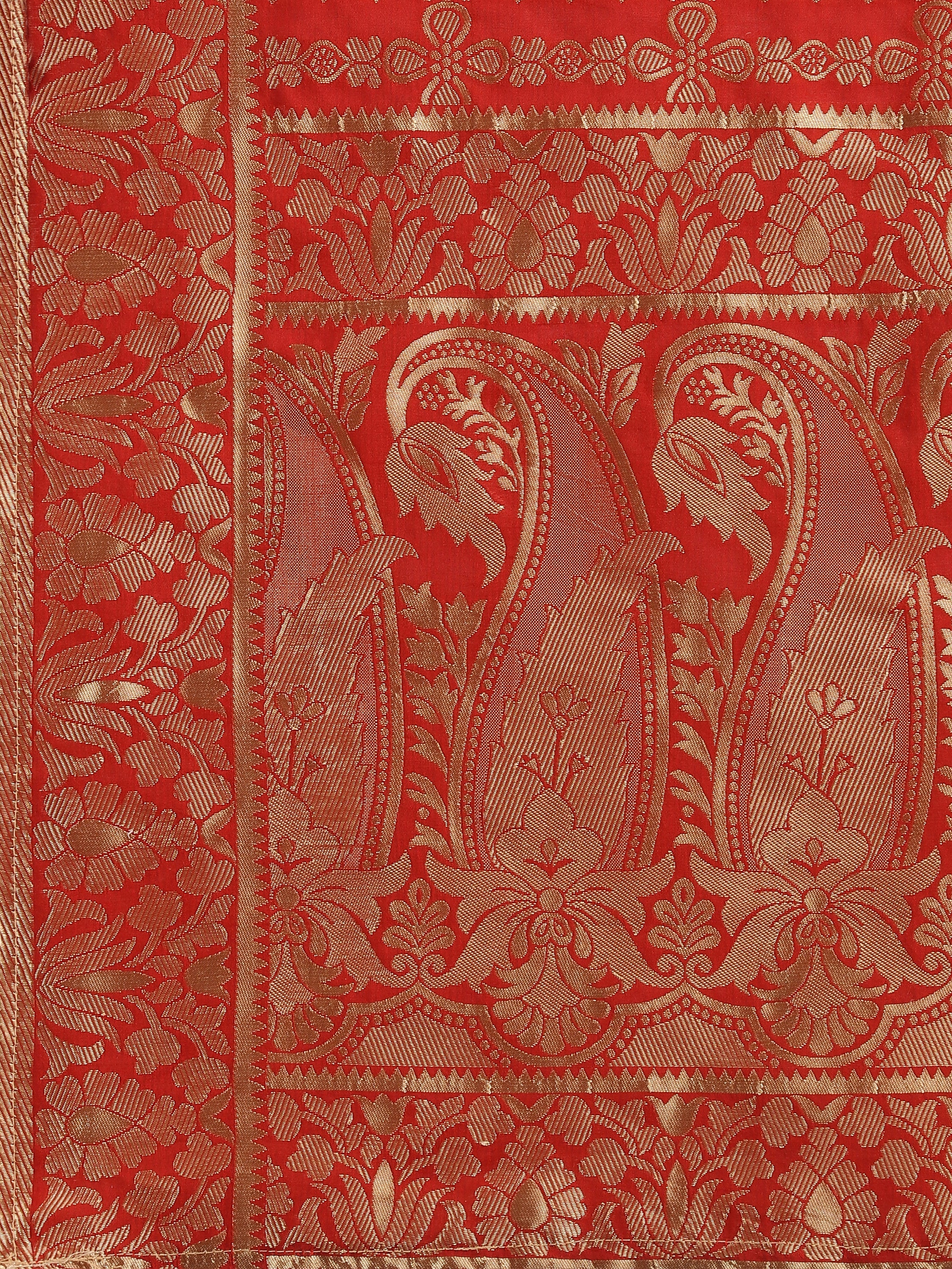 Dark Green Flared Lehenga Choli with Dupatta