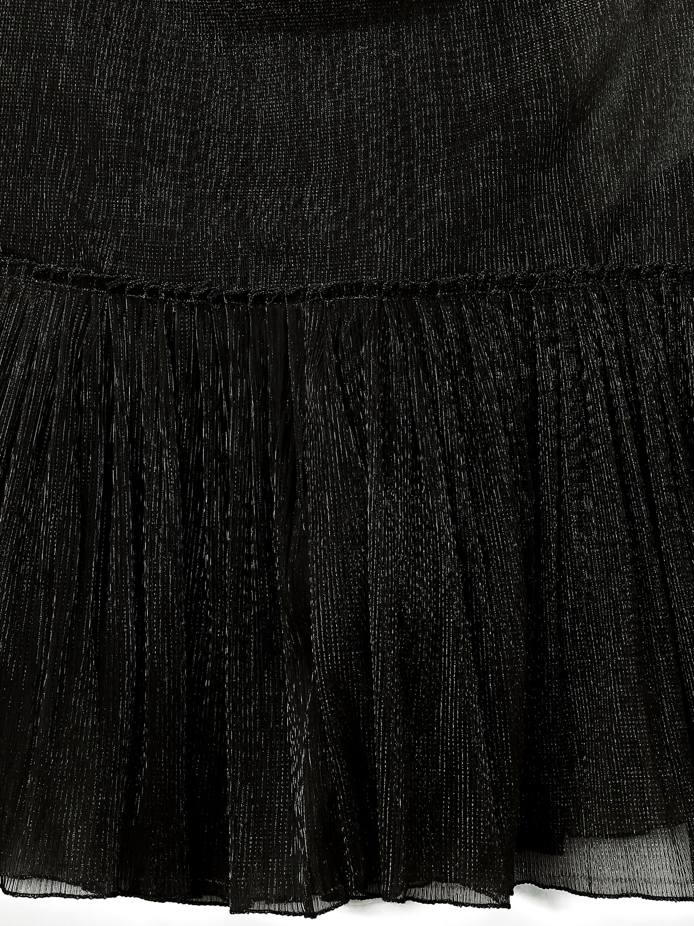 Ruffle Style Frill Design Black Lehenga Choli