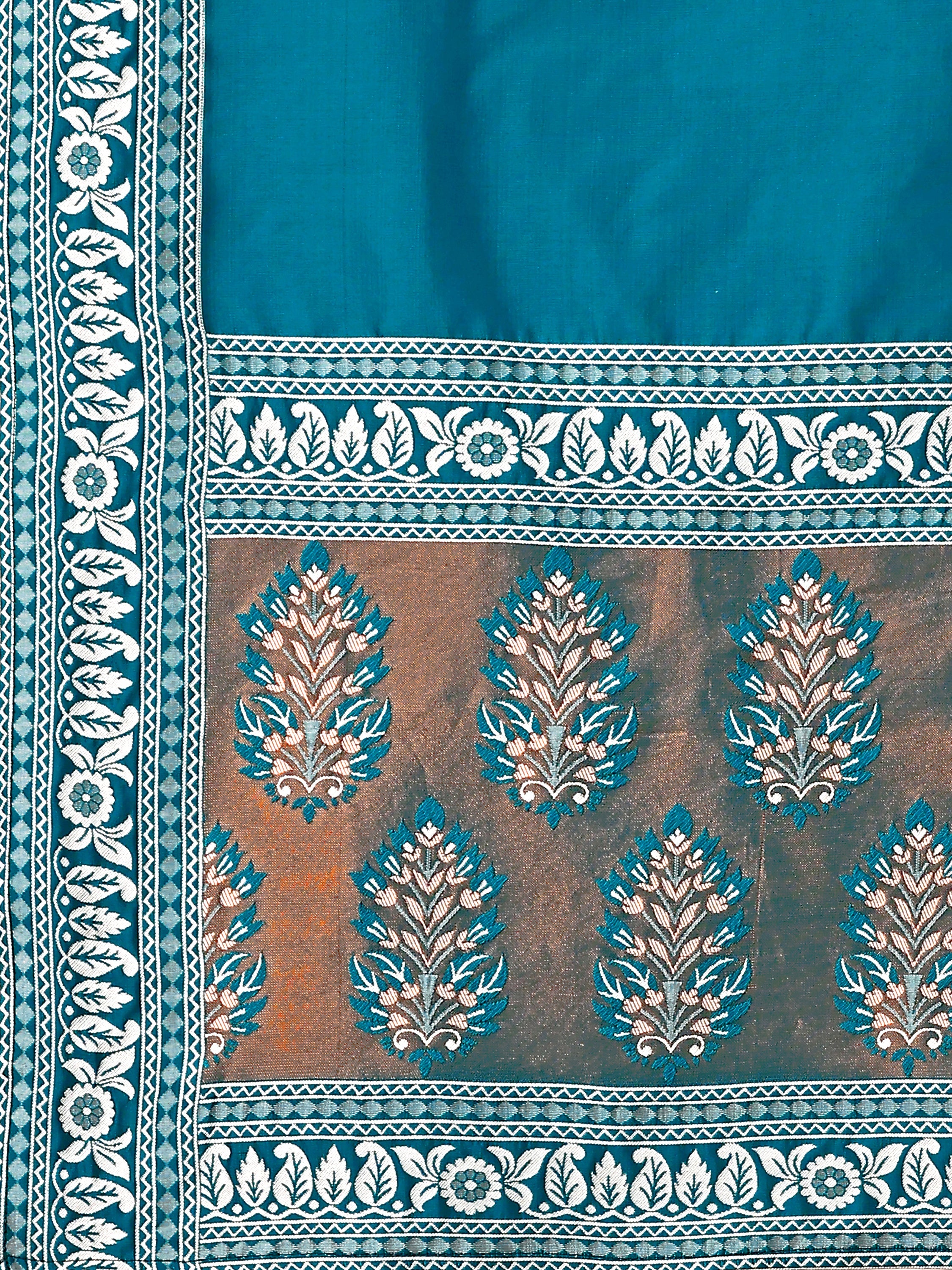 Kanjiwaram With Zari Rama Lehenga Choli