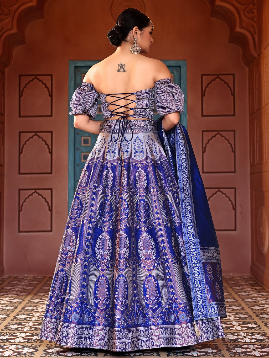 Kanjiwaram With Zari Royal Lehenga Choli