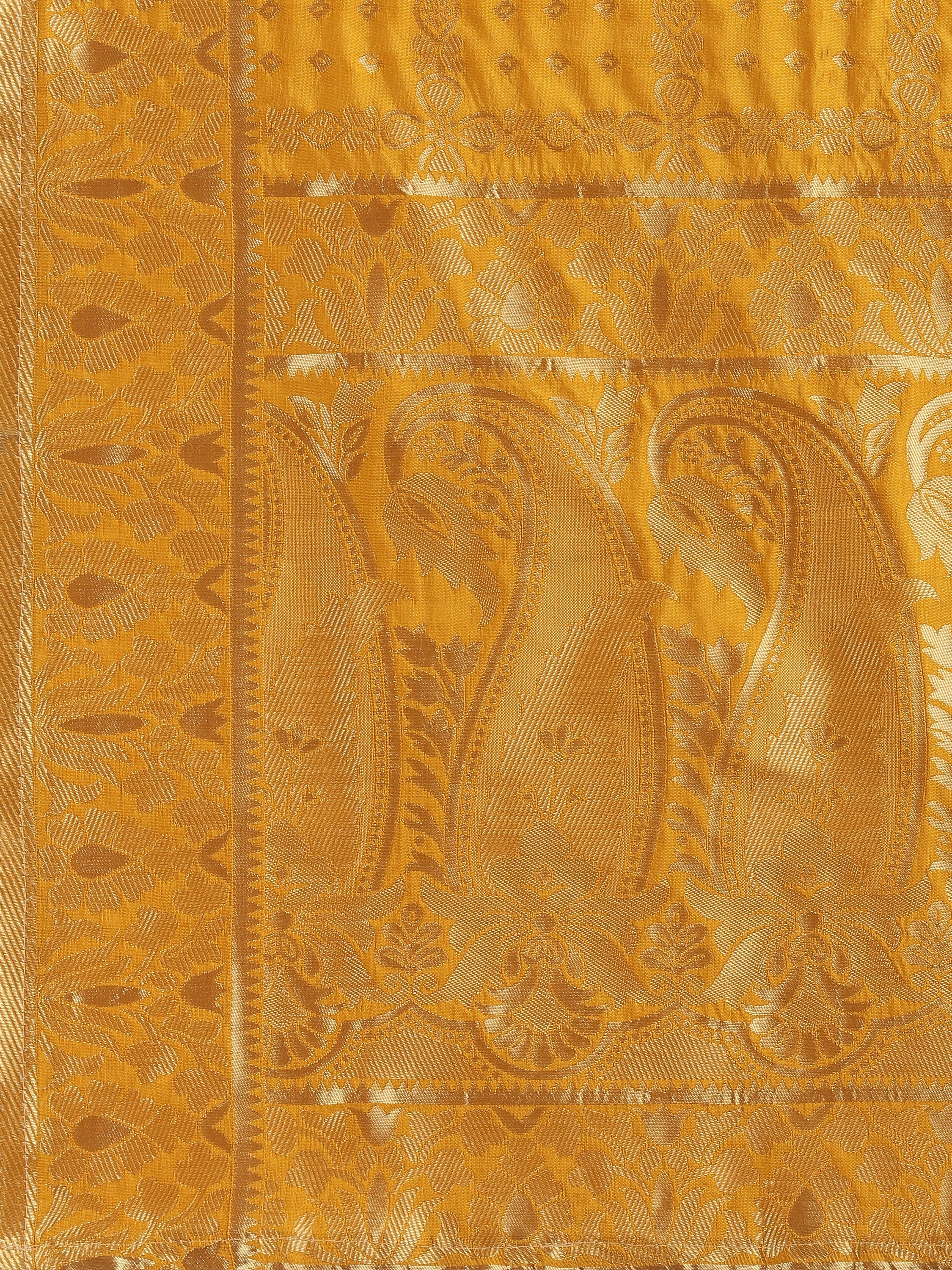 Floral Woven Kalidar Dark Green Lehenga Choli