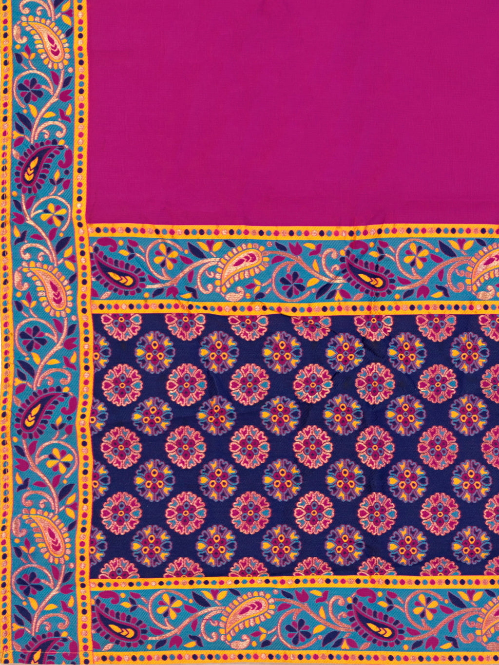 Women's Pink Jacquard Crape Lehengas