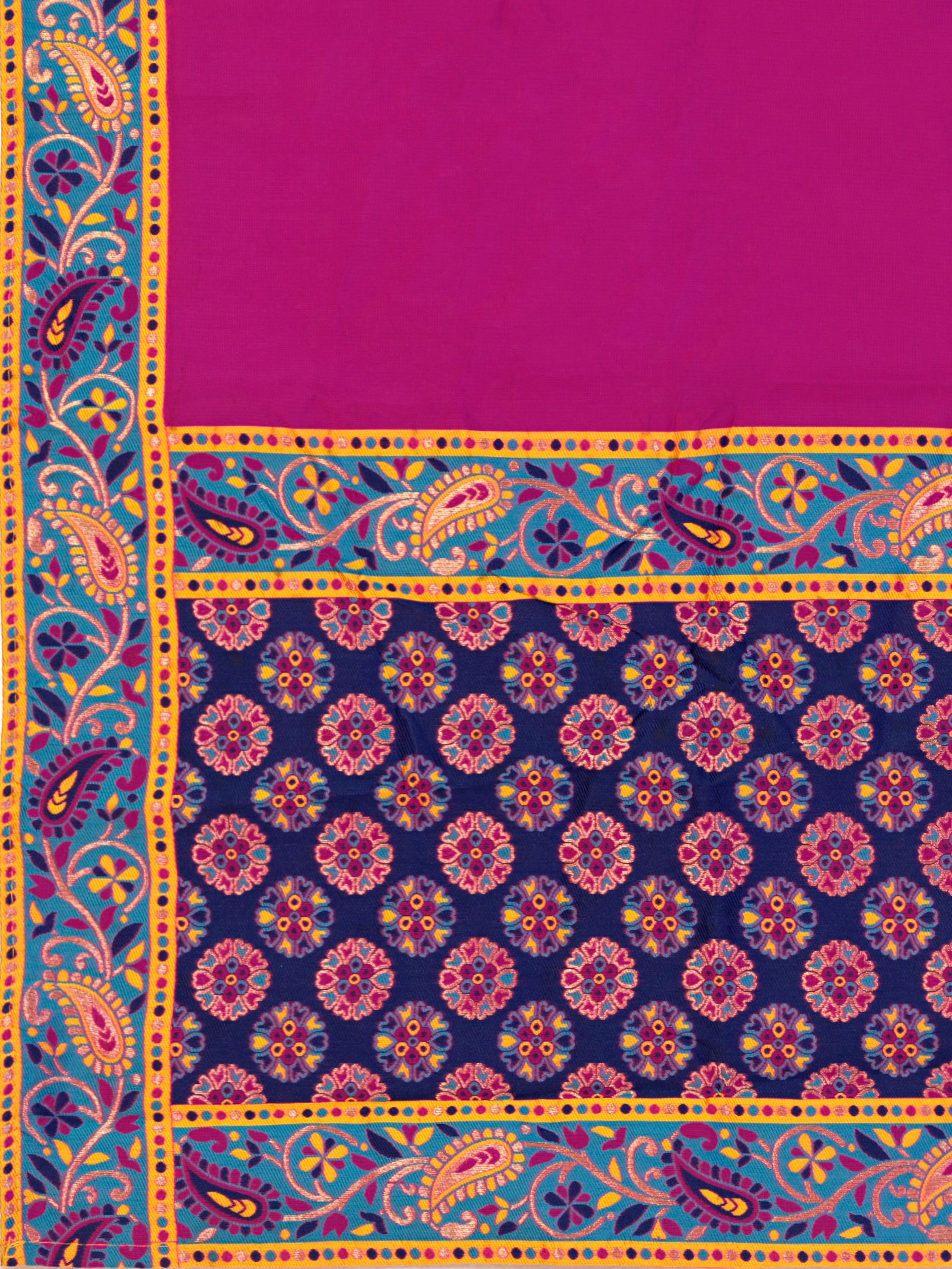 Women's Pink Jacquard Crape Lehengas