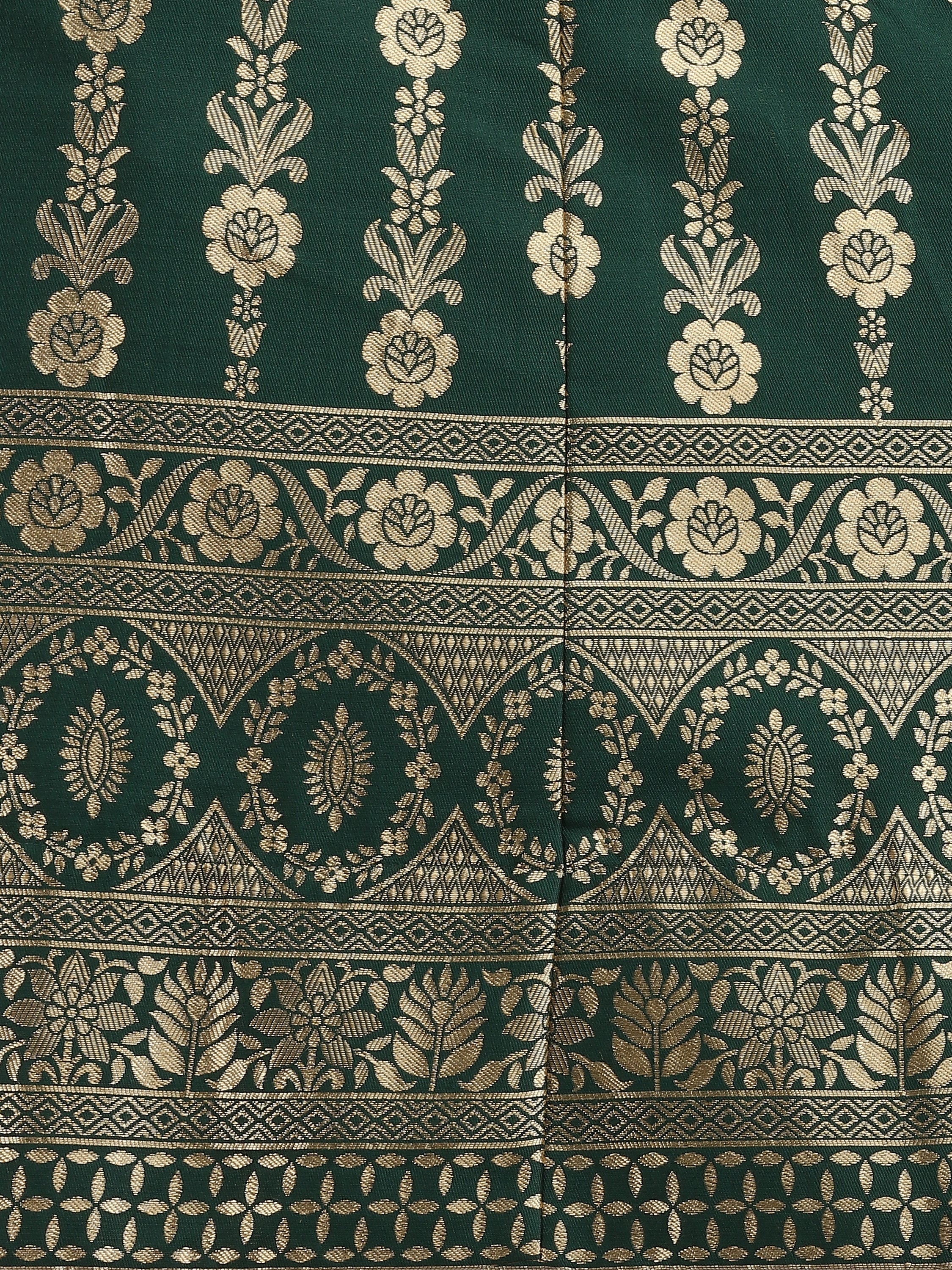 Women Kalidar Dark Green Lehenga Choli