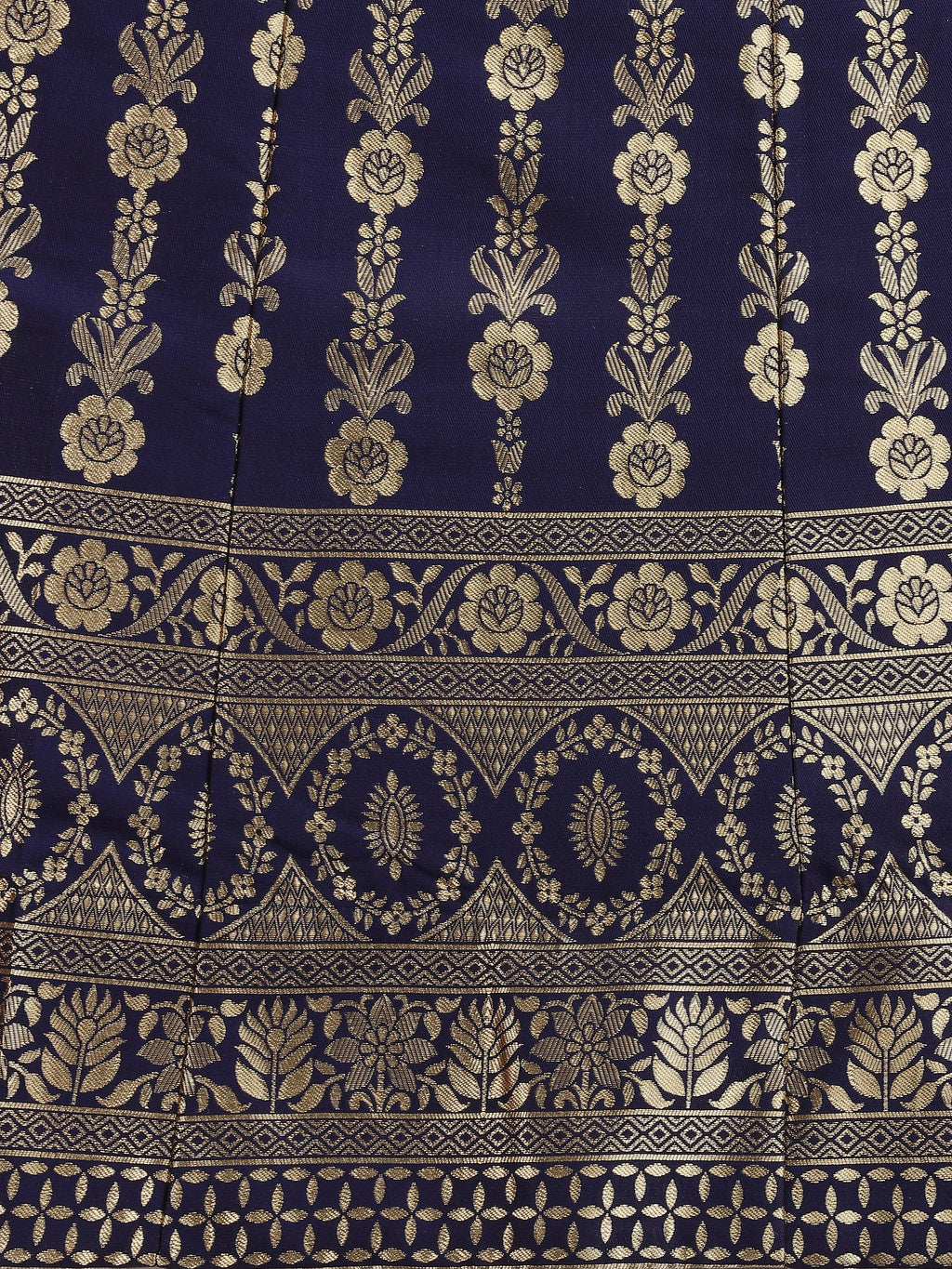 Women Kalidar Navy Blue Lehenga Choli
