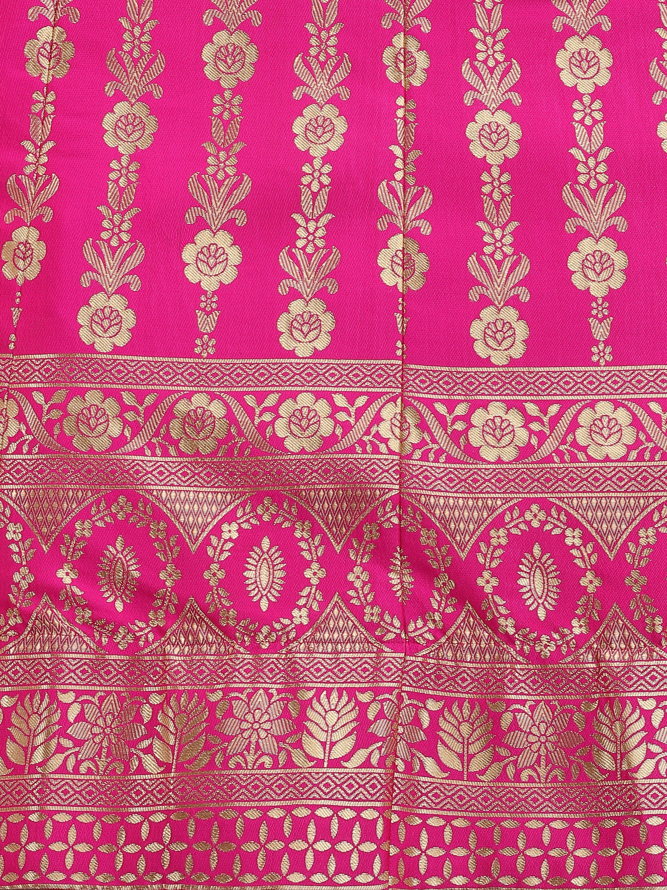 Women Kalidar Pink Lehenga Choli