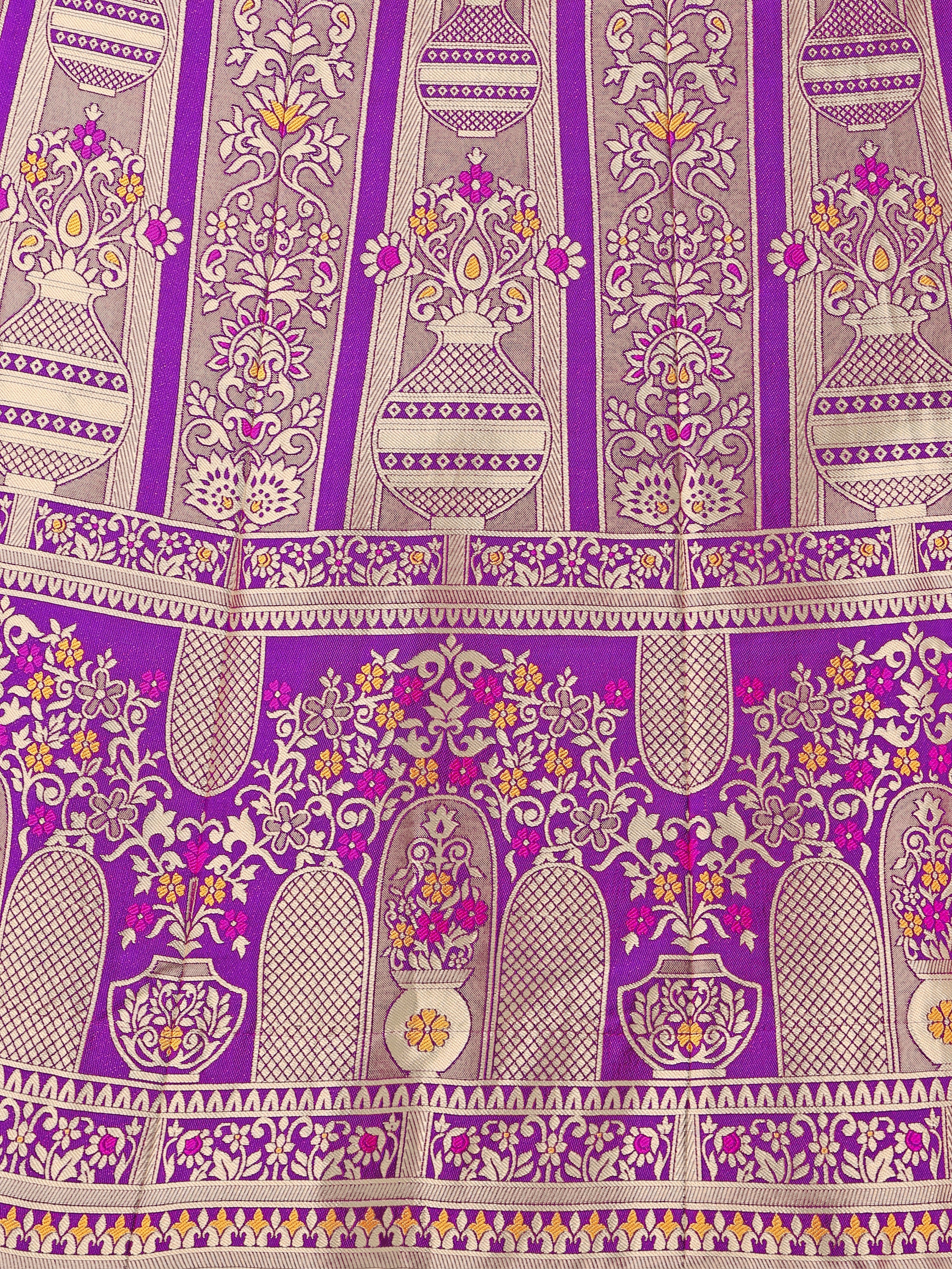 Decorated With Beautiful Flower Motif Wine Lehenga Choli