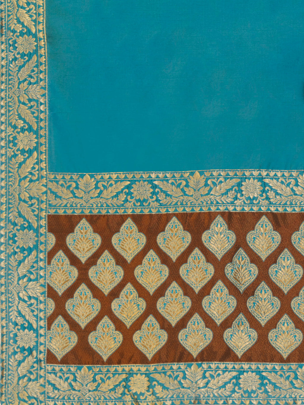 Women's Brown Kanjiwaram Lehengas