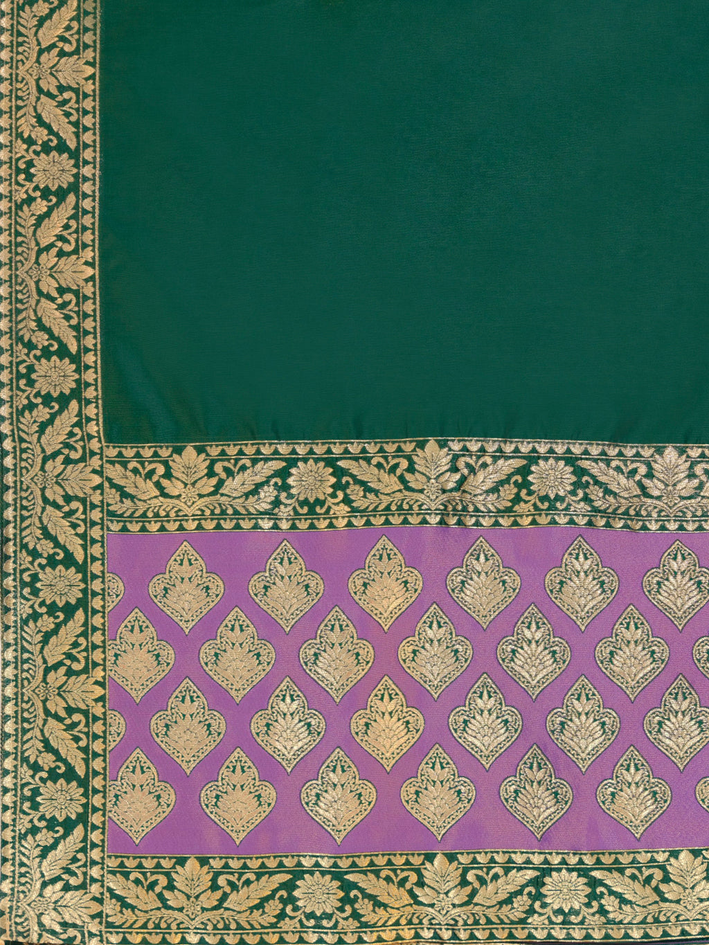 Women's Purple Kanjiwaram Lehengas