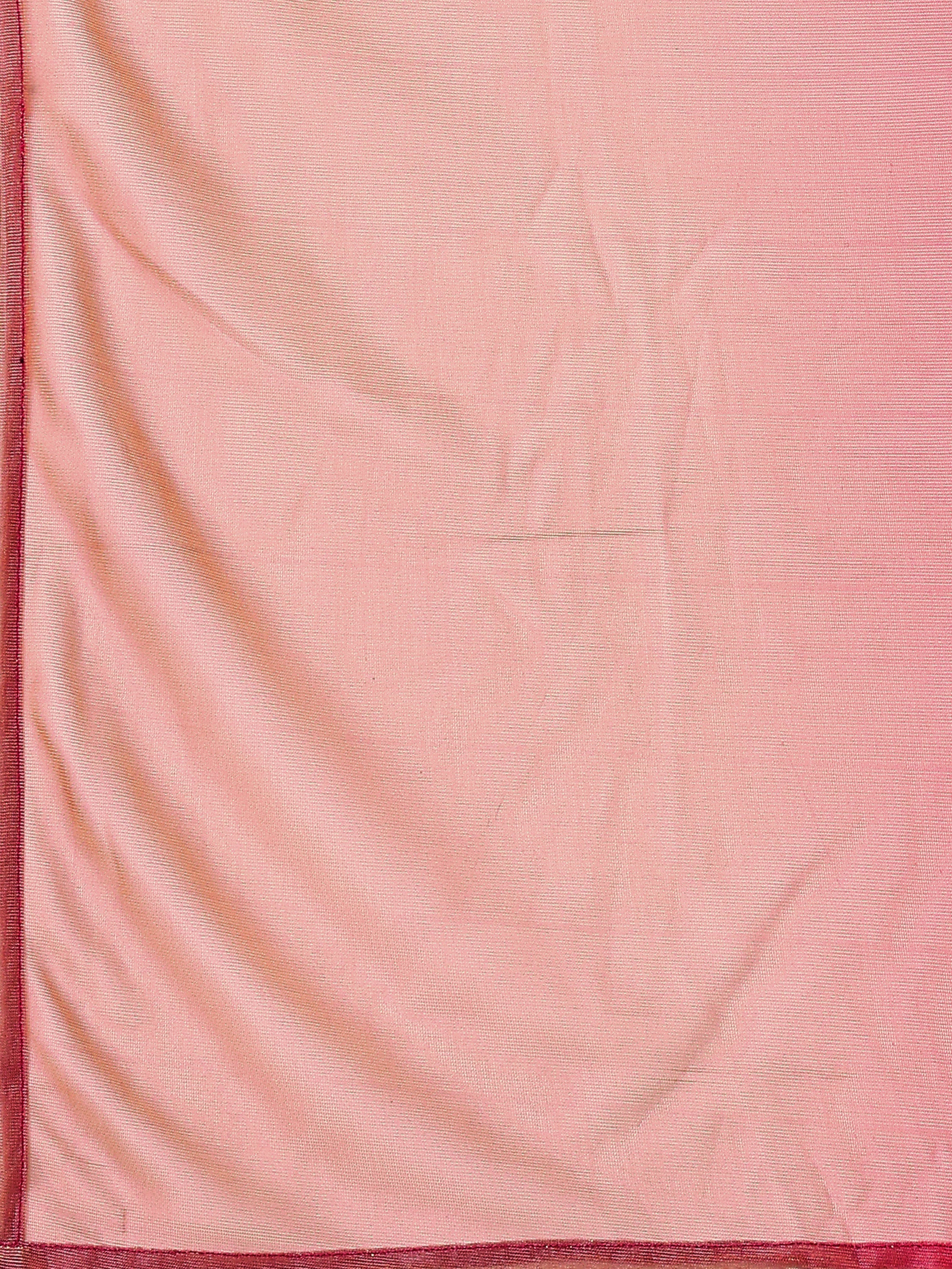 Crushed Silk Wine Lehenga Choli with Sequined Embroidery