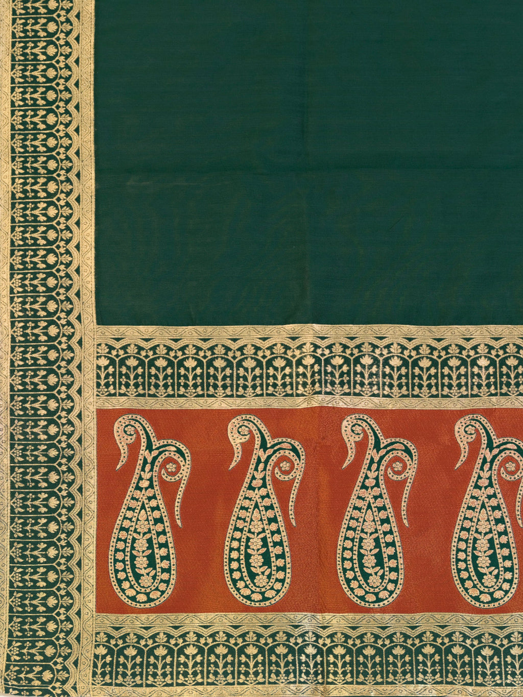 Women's Rust Kanjiwaram Lehengas