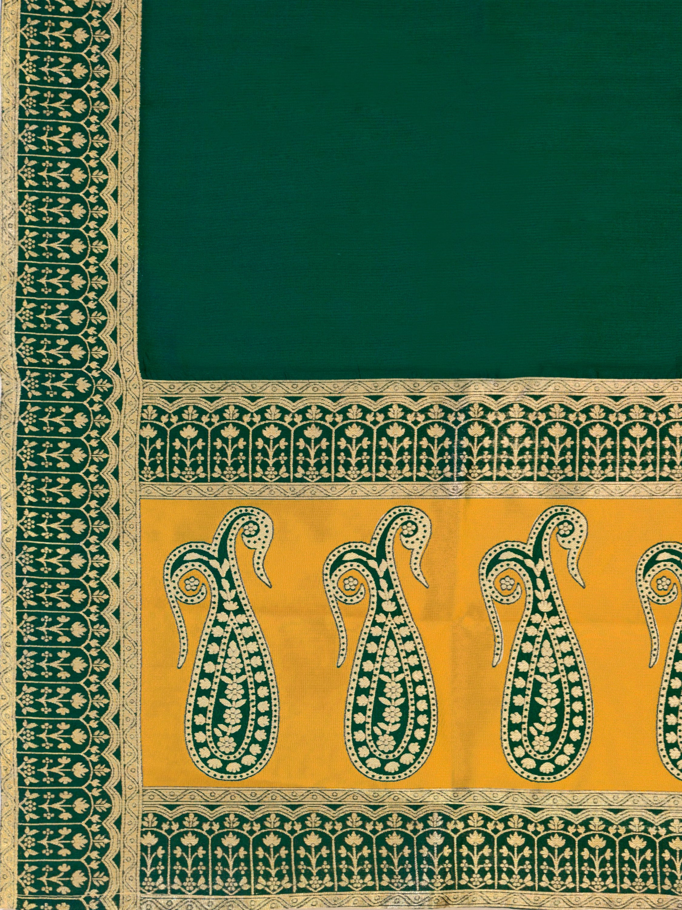 Women's Yellow Kanjiwaram Lehengas