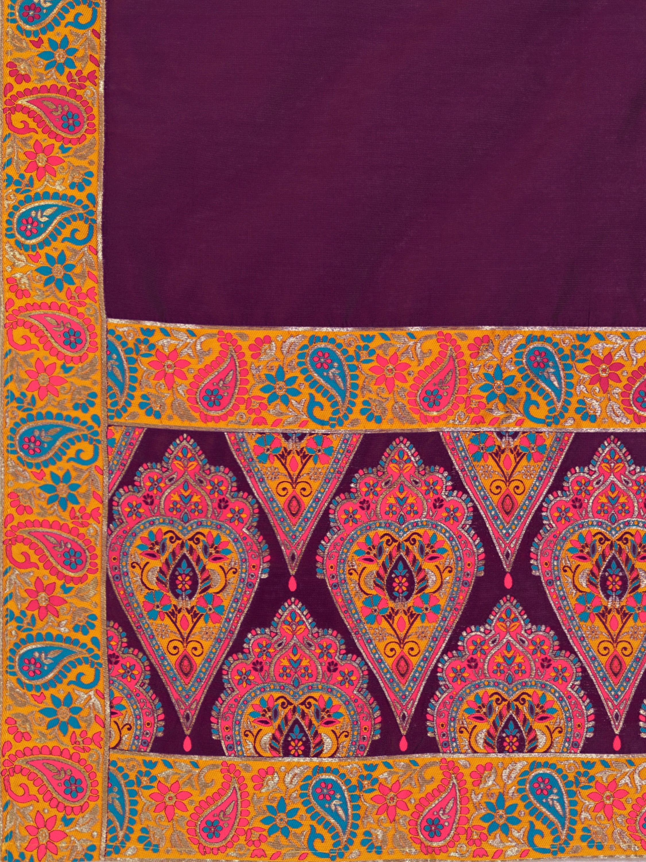 Women's Wine Jacquard Crape Lehengas