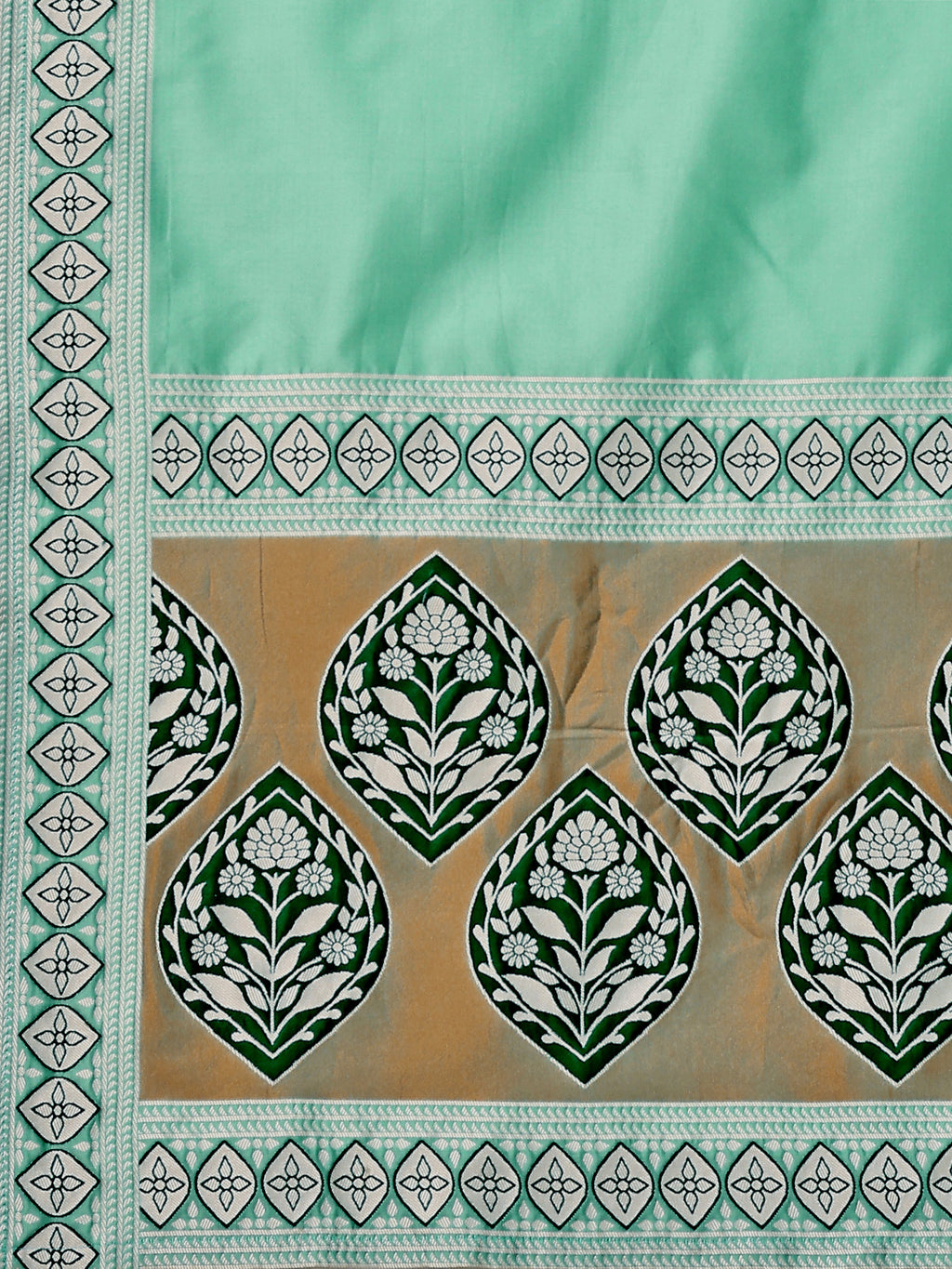 Kanjiwaram Lehenga Choli See Green Ethnic Zari Magic