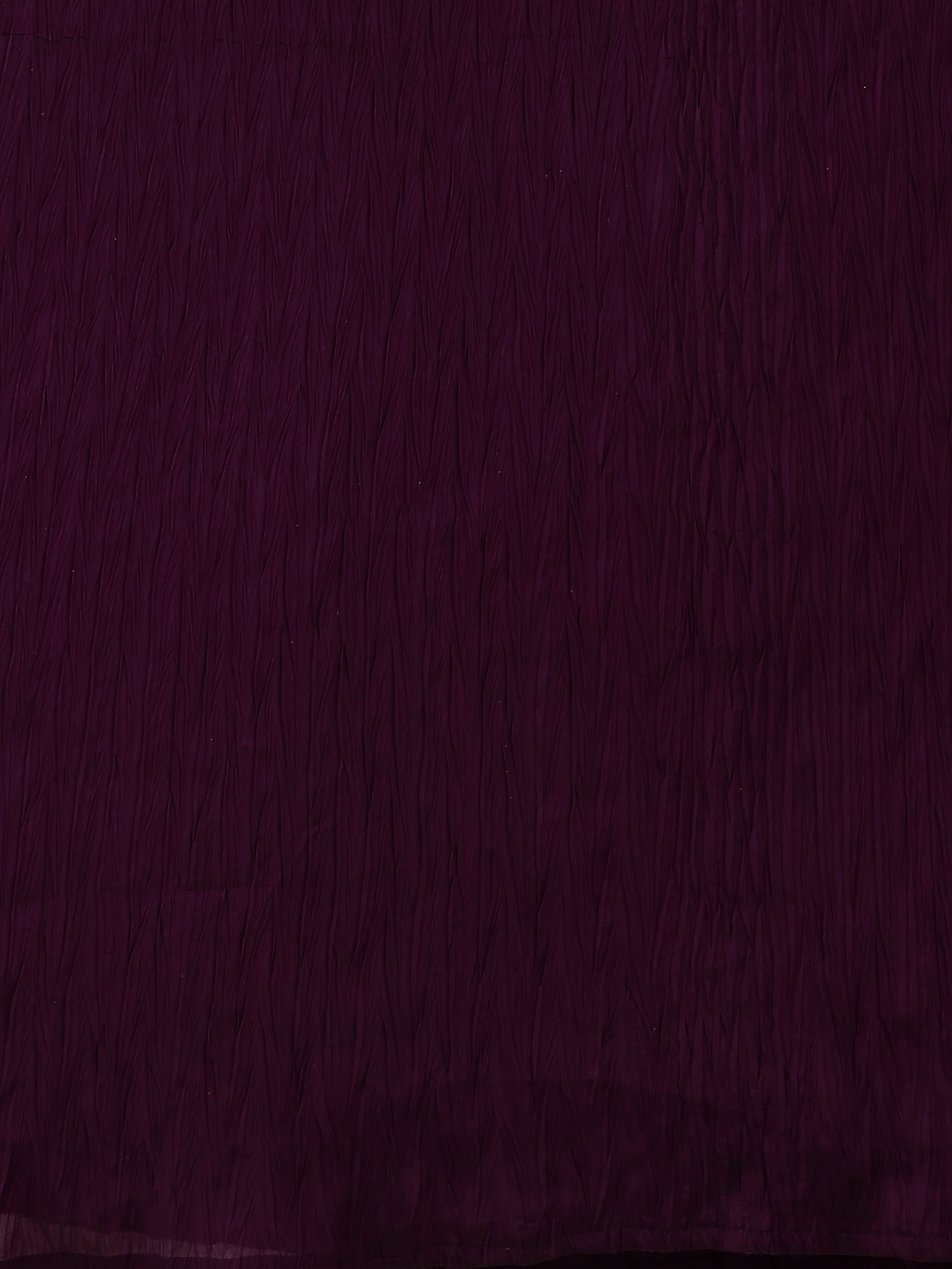 Often With Multiple Pleats Wine Lehenga Choli