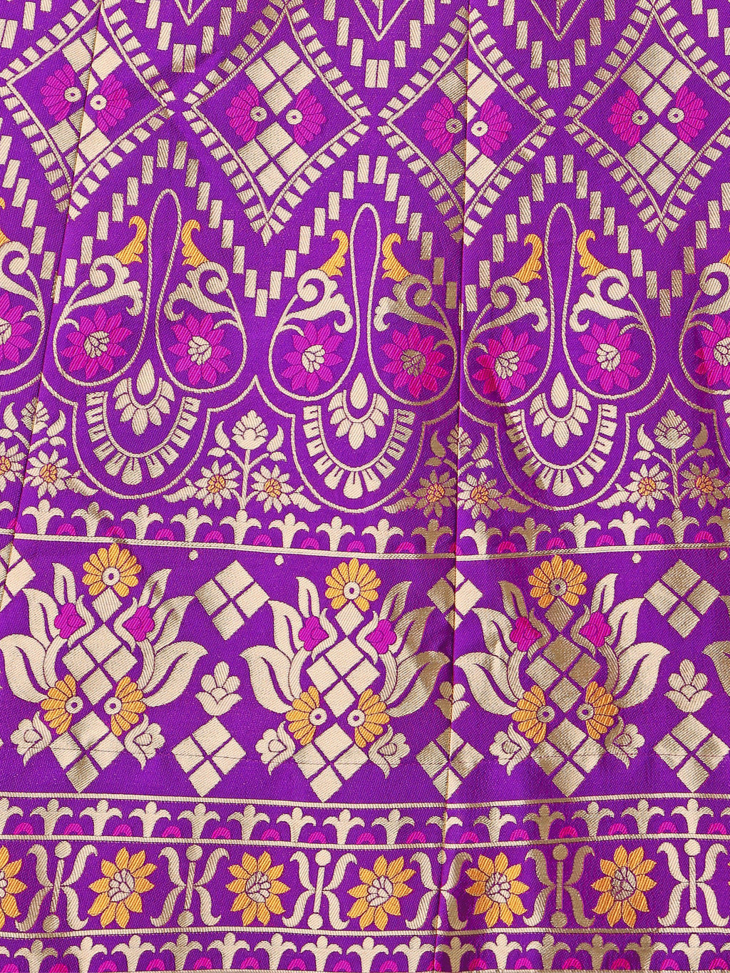 Women Purple Floral Print Lehenga