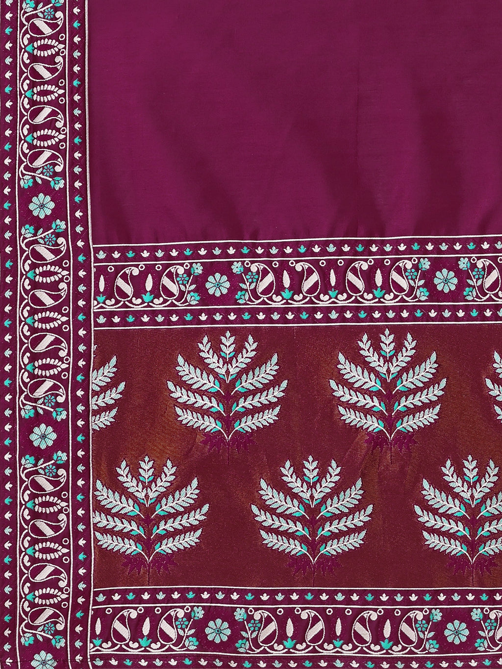 Kanjivaram Lehenga Choli Maroon Woven Motifs