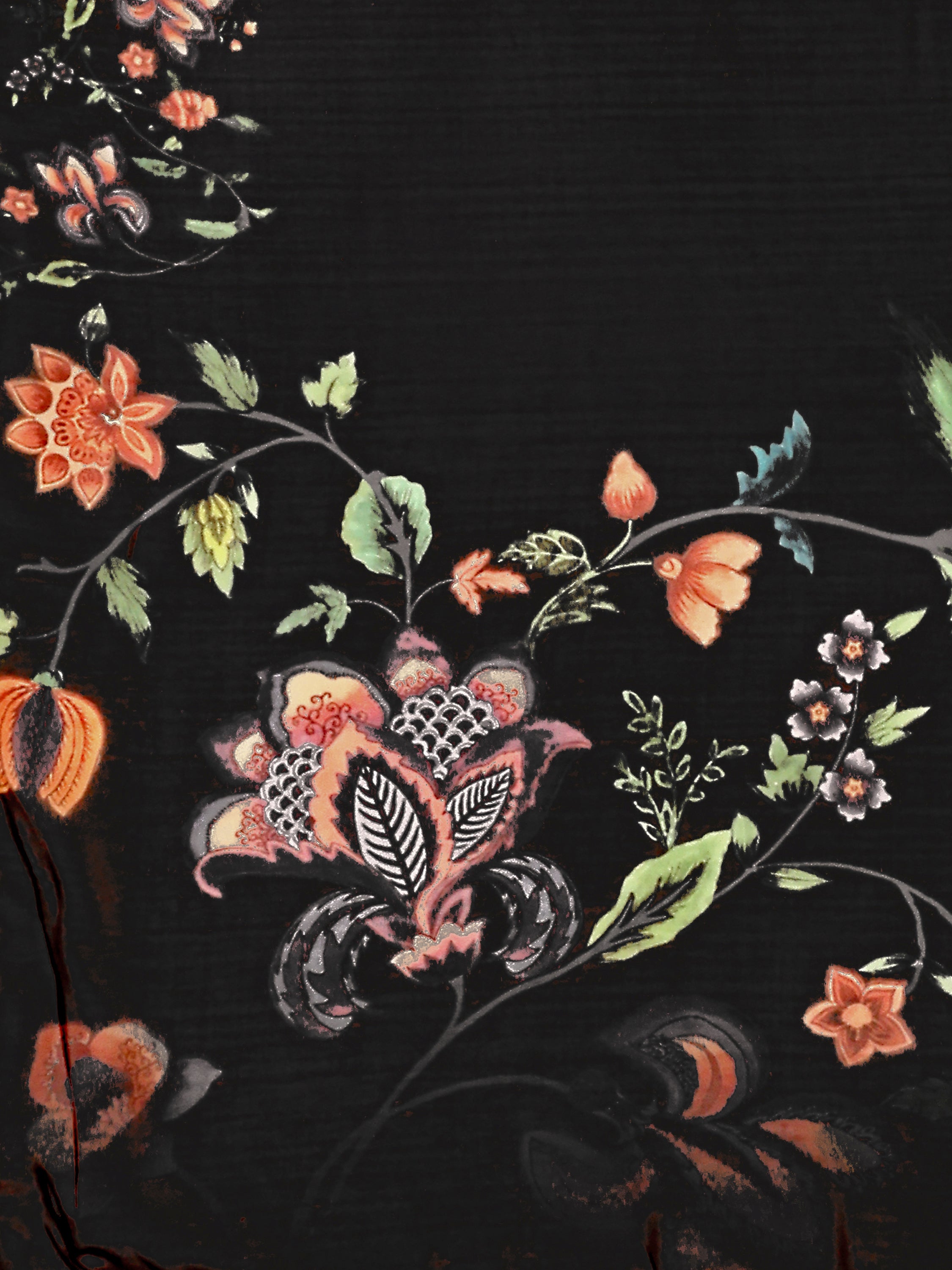 Ethnic Motifs And Embellished Black Lehenga Choli