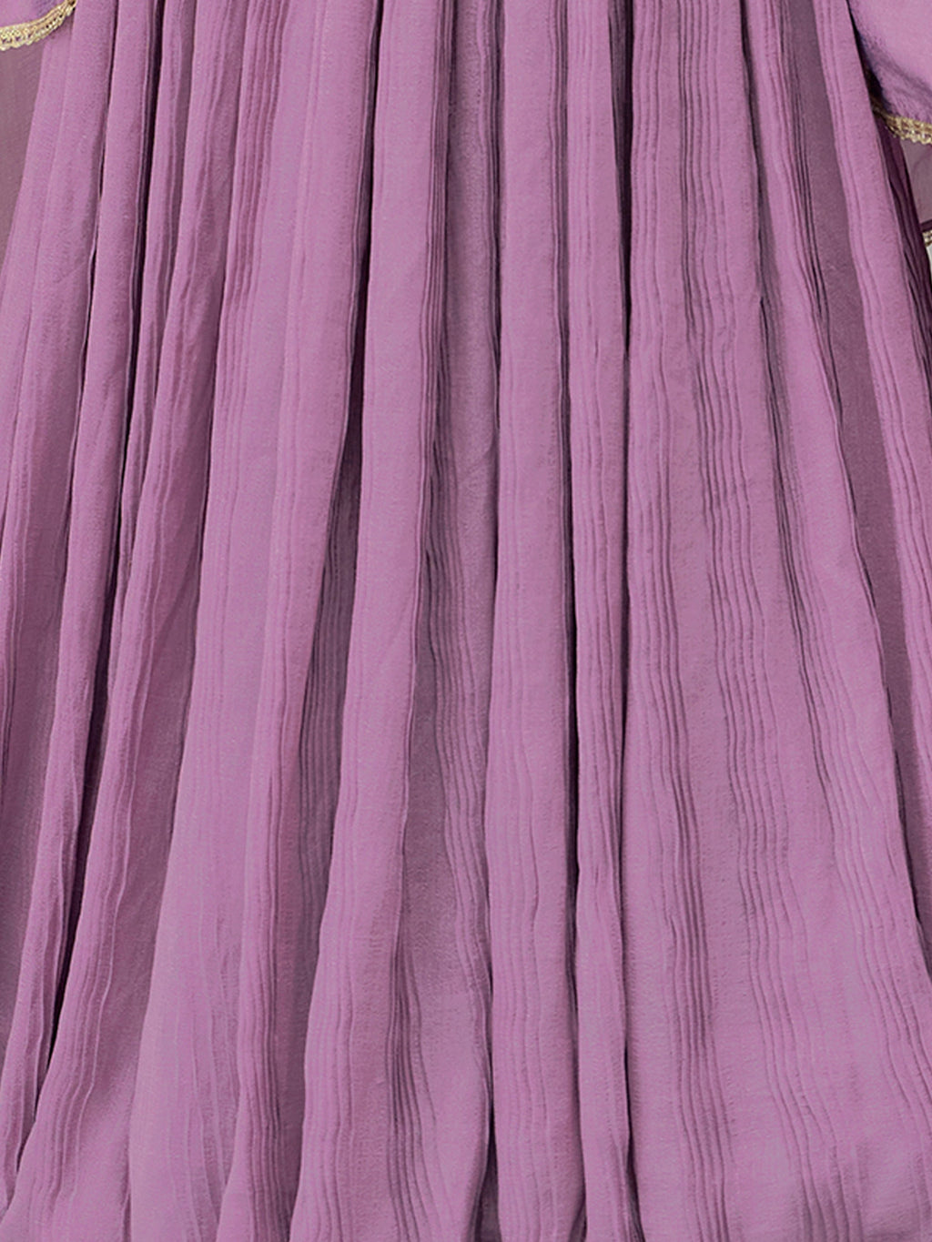 Women's Purple Silk Crape Lehengas