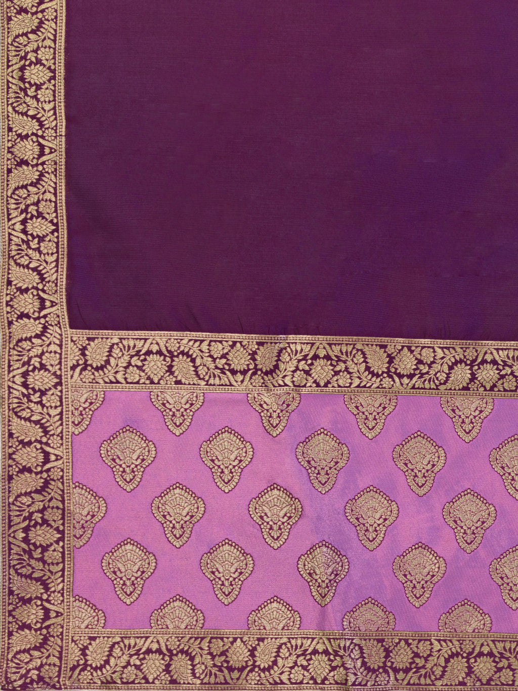 Women's Purple Kanjiwaram Lehengas