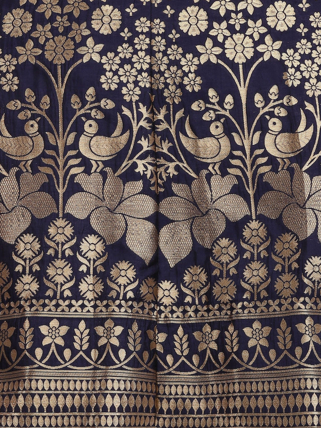 Women Dark BLue Printed Lehenga